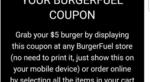 Gourmet Mini Burger $5 @ BurgerFuel