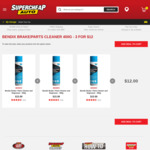 Bendix Brake / Parts Cleaner and Degreaser - 400g 3 for $12 (Save $38.97) + Delivery or Free C&C @ Supercheap Auto