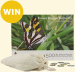 Win Nature’s Grace Aotearoa ‘Forest Ringlet Butterfly’ Jigsaw Puzzle from Goo Magazine