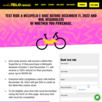 Win a MeloYelo Superlite (Worth $5395) from Meloyelo (Must Test Ride)