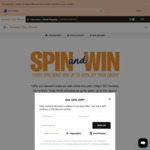 Spin to Win 20% off, 25% off, 30% off, 40% off, 50% off, 100% off @ Number One Shoes