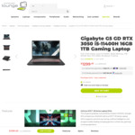Gigabyte G5 GD RTX 3050 i5-11400H 16GB 1TB Gaming Laptop $1299 + Delivery @ Computer Lounge (2 Avaialble)