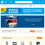 $10 off Every $100 Spent on Items up to $3000 (Online Only, Exclusions Apply) @ Warehouse Stationery