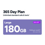 50% off Large ($165) & Extra Large ($245) Kogan Mobile 365 Day Plans (Code Only, Expires 30/09/26) @ Kogan (Existing Customers)