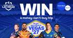 Win a 2-Person 5-Night NRL Trip to Las Vegas Inc. Flights, Accommodation, Tickets Valued up to $18,000 from Cover More Insurance