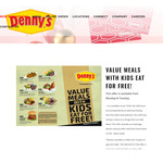 Buy 1, Get 1 Free Main Meal on Your Birthday (Save up to $28.50) @ Denny's