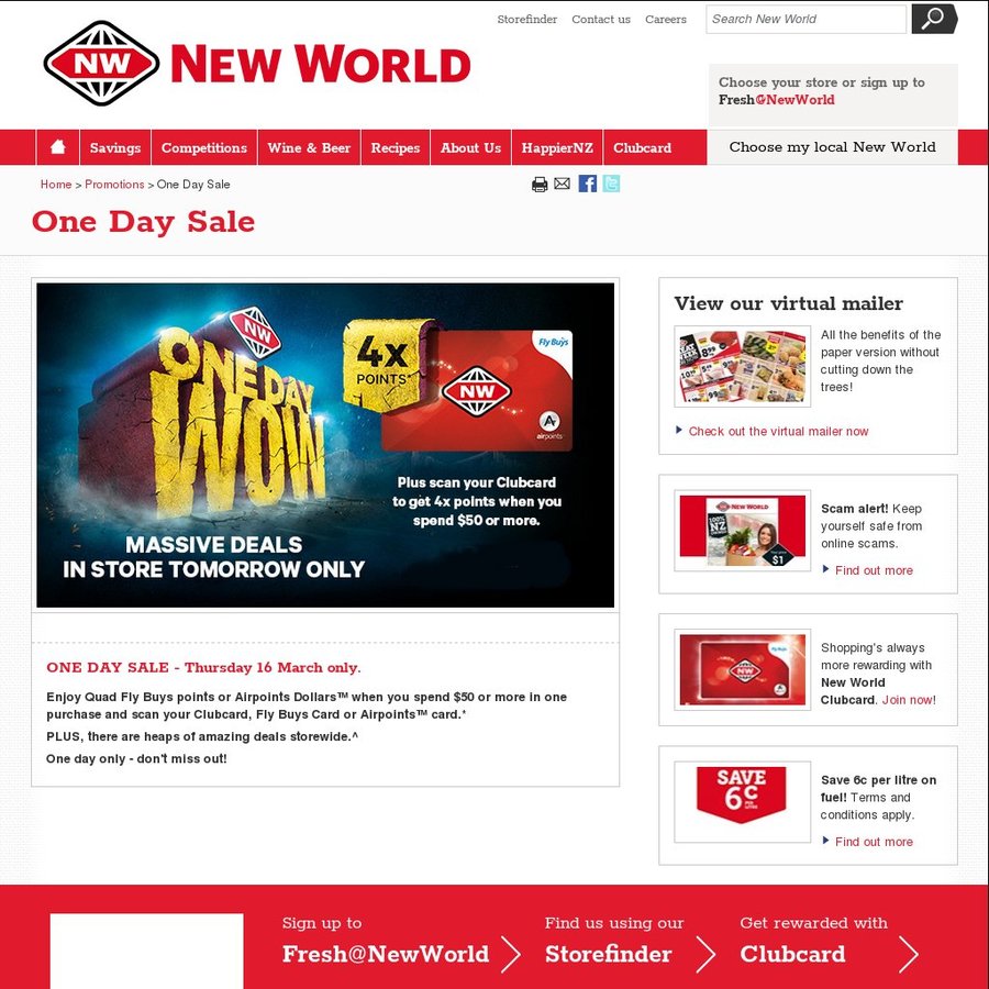 New World One Day Wow Tomatoes 1.99/kg, Chicken Drums 3.99/kg, Tip