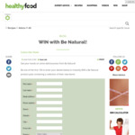 Win 1 of 100 Be Natural Product Packs from Healthy Food Guide