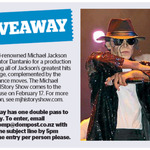 Win a Double Pass to See Michael Jackson Impersonator Dantanio from The Dominion Post (Wellington)