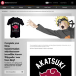 Win 1 of 5 Naruto Akatsuki T-Shirts from Zing / Madman