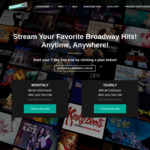 Free 1 Month Access (No CC Required) @ BroadwayHD
