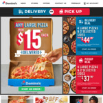 Domino's Price Slice: $2 Garlic Bread, $4 Value Pizza + More (Pickup Only) @ Domino's