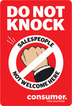 Free ‘Do Not Knock’ Sticker for Your Home @ Consumer NZ