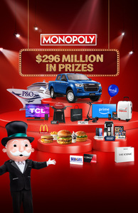 Free Chance Card for McDonald's Monopoly @ McDonald's App