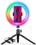 Celly RGB 8" Led Ring Light For Smartphones 20Cm With Tripod $25 (Was $49.95) + $4.99 Urban / $9.99 Rural Shipping @ LX2001