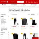 Merino Thermals 40% off @ The Warehouse