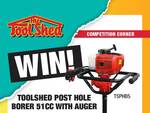 Win a ToolShed Post Hole Borer 51cc with Auger (Valued at $399) from Farm Trader