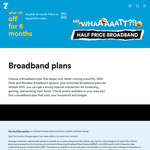 50% off First 6 Months: 106/25 $35, 520/111 $50.50, 876/502 $58 (BYO Modem or $5/M), Hyperfibre from $64.50 w/ Modem @ 2degrees