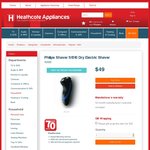 Save Over $100 on Philips S1510 Mens Rechargeable Shaver Now $55.20 @ Heathcote Appliances 