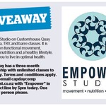 Win a Three-Month Membership with Unlimited Classes to Empower Studio from The Dominion Post (Wellington)