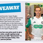 Win a Double Pass to Hurricanes V Stormers, Voucher for 2 Pairs Glasses + Jersey from The Dominion Post