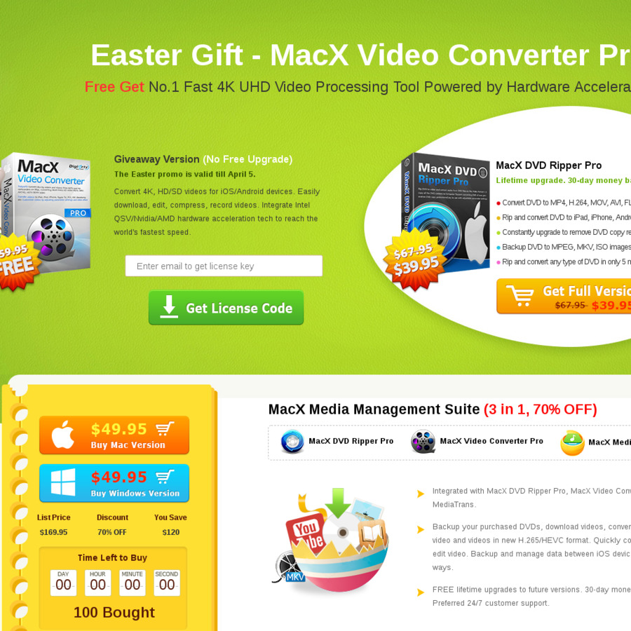 Free Macx Video Converter Pro Easter Giveaway Choicecheapies