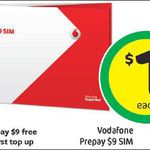 Vodafone $9 Prepaid SIM Only $1 @ Countdown