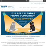 Submit your Pawsome Pet photo, be in to win 1 of 13 $100 VetEnt vouchers + 2023 Calendar @ VetEnt