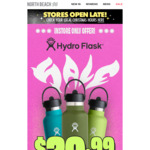 21oz (621mL) Hydro Flask Bottles $29.99 @ North Beach (in-Store only)