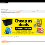 AquaBlue Laundry Powder 5kg $11, 25 Litre Recycled Storage Bin $5, Calcium Lime and Rust Remover 750ml $16 @ Mitre 10
