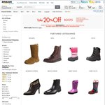 Amazon.com 20% off Boots Until 15 Jan