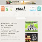 Win a 1 Night Stay in a Suite at The George Christchurch + Breakfast for 2 from Good