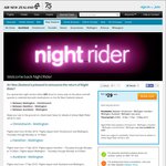 Air NZ - Night Rider - WLG <-> AKL | WLG <-> HLZ | 10pm Flights - $29 (Bag + $10)