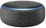 Amazon Echo Dot 3rd Gen - Charcoal $49 @The Warehouse