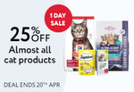 25% off Almost All Cat Products @ Pet.co.nz