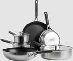 KitchenAid Classic Stainless Steel Cookware Set 9 Piece $299 (Was $849.99) + $7 Shipping ($3 CC/ $0 in-Store) @ Briscoes