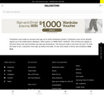 Win a $1,000 Gift Voucher from Hallensteins [New Sign-Ups]