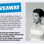 Win a Double Pass to Class Comedians from The Dominion Post (Wellington)