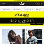 Extra 10% off Clearance and Full Priced Products, Free Shipping over $50 Spend @ Live Clothing