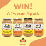 Win 1 of 4 Twocan Peanut Butter Packs from Twocan Foods