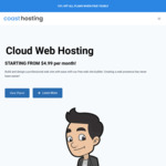 Cloud Web Hosting from $4.99AUD Per Month (10% off When Paid Yearly) @ Coast Hosting