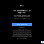 Two Months Free Apple TV+ @ Apple