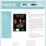 Win 1 of 5 Copies of The Gift on DVD from Bride & Groom Mag