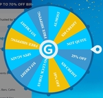 Spin the Wheel to Get $15 off $75 Spend, $20 off $100 Spend, 10% off Sitewide or 20% off Sitewide @ GrabOne (Account Required)