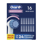 Oral-B Sensitive Clean Brush Head Refills 16 Pack $49 + Shipping @ ShaverShop ($45.90 after Price Beat at Chemist Warehouse)