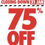 75% off Storewide (Exc. Hardware, POP! Vinyl, Digital Content, Currencies, Gift Cards) @ EB Games (In-Store at Select Locations)