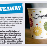 Win a 500g Bag of Emporio Espresso Coffee (Beans or Ground) from The Dominion Post