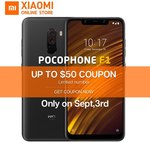 Xiaomi Pocophone F1 (6.18", 6GB/64GB, Snapdragon 845) $299.99 USD (~$450 NZD) @ AliExpress