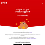Free $5.00 The Warehouse Gift Voucher via Giveit