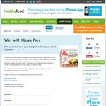 Win 1 of 2 Six-Packs of Gluten-Free Pies, (Worth $42 Each) from Healthy Food